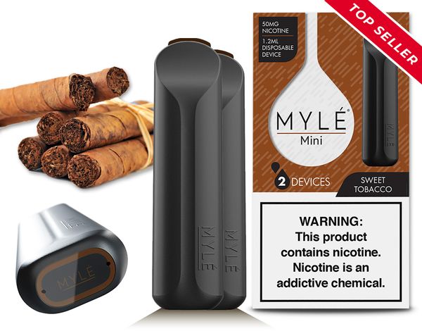 MYLÉ Disposable Vape Pods Mini Sweet Tobacco in Dubai, Abu Dhabi, Sharjah, UAE.