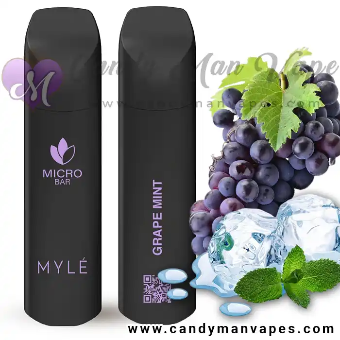 Grape Mint Myle Plant Based Micro Bar
