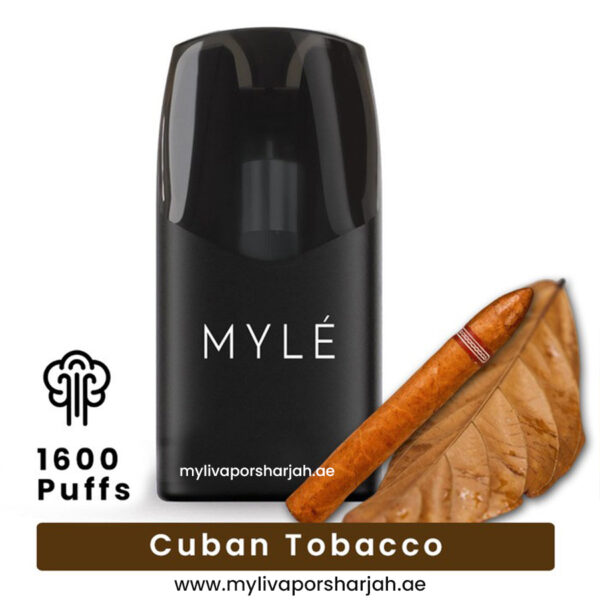 Myle Vape Sharjah 26 Cuban Tobacco Myle Meta V5 Pods