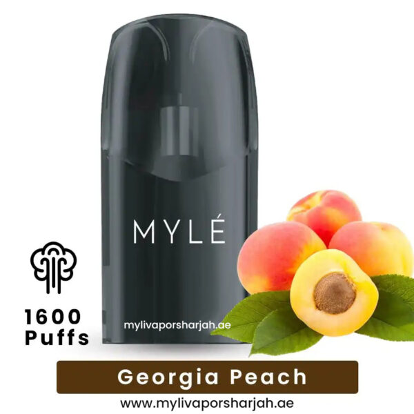Myle Vape Sharjah 21 Georgia Peach Myle Meta V5 Pods
