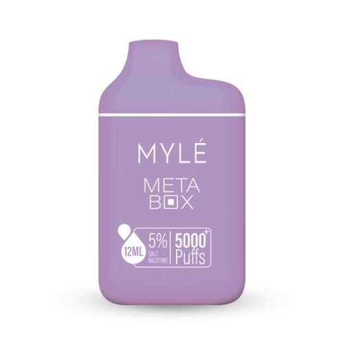 Grape Mint Myle Meta Box Disposable Device