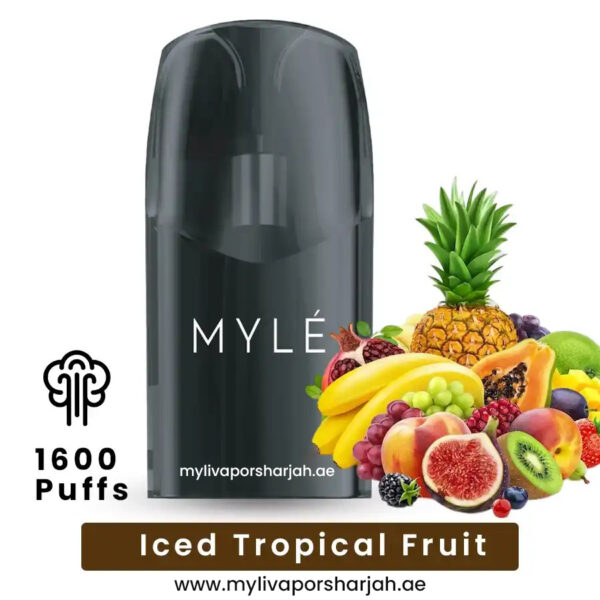 Myle Vape Sharjah 10 Iced Tropical fruit Myle Meta V5 Pods