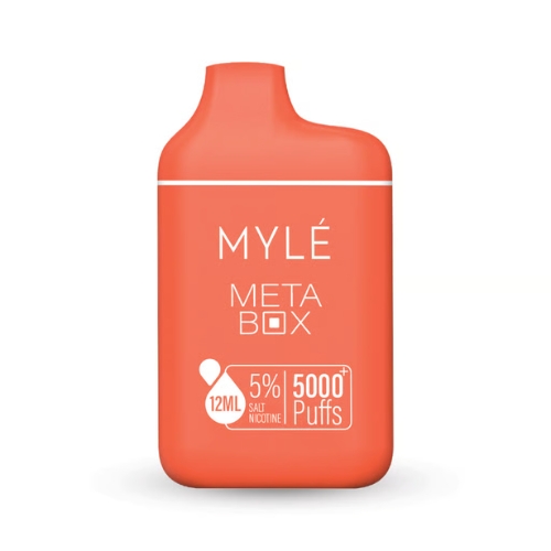 Peach Ice Myle Meta Box Disposable Device